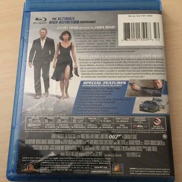 QUANTUM OF SOLACE -  BLU RAY - Picture 2 of 2